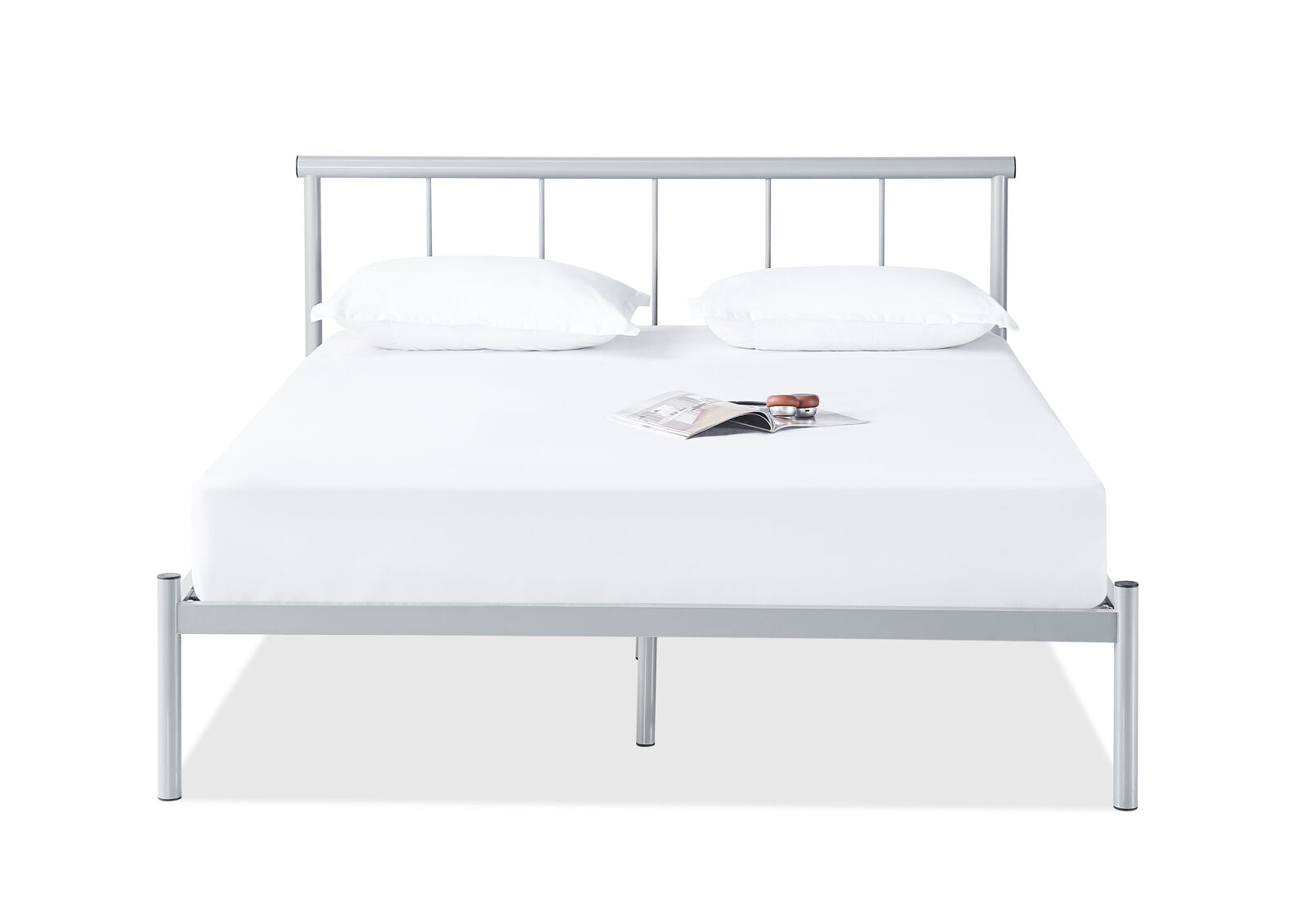 LIBBY QUEEN BED SILVER
