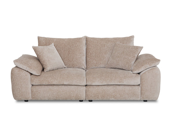 MARLENE FABRIC 2 SEATER SOFA TAUPE