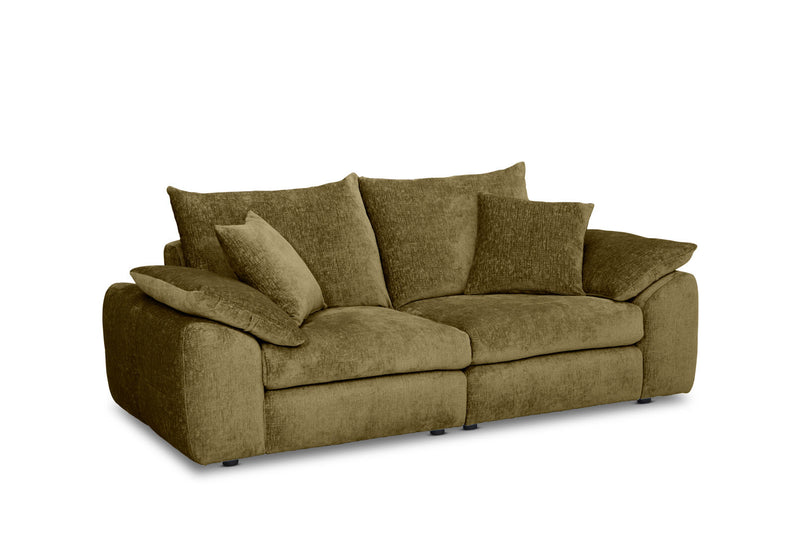 MARLENE FABRIC 2 SEATER SOFA GREEN