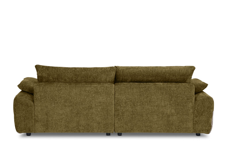 MARLENE FABRIC 3 SEATER SOFA GREEN