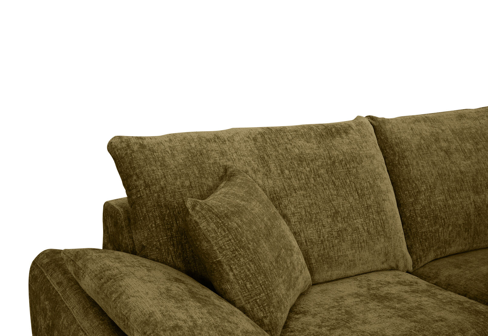 MARLENE FABRIC 3 SEATER SOFA GREEN