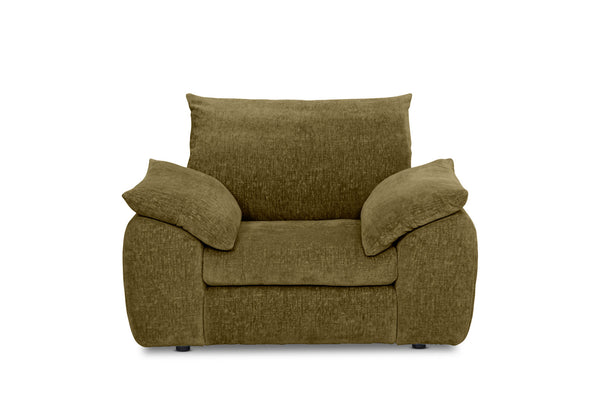 MARLENE FABRIC ACCENT CHAIR GREEN