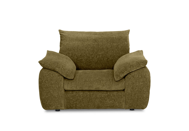 MARLENE FABRIC ACCENT CHAIR GREEN