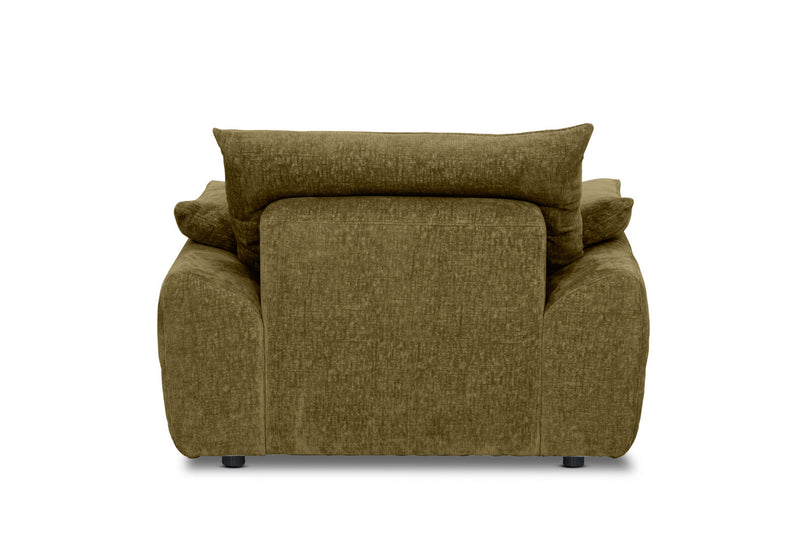 MARLENE FABRIC ACCENT CHAIR GREEN