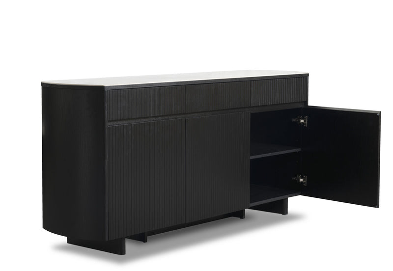 DORVAL BUFFET BLACK/WHITE