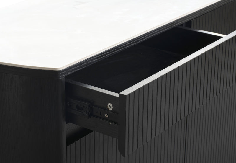 DORVAL BUFFET BLACK/WHITE