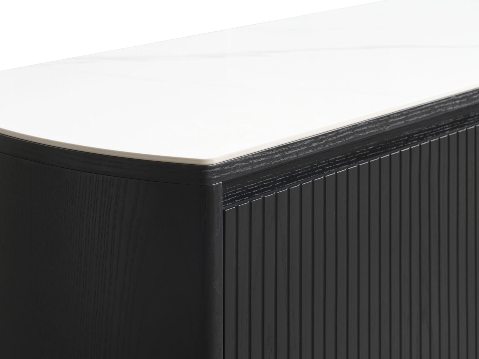 DORVAL ENTERTAINMENT UNIT BLACK/WHITE