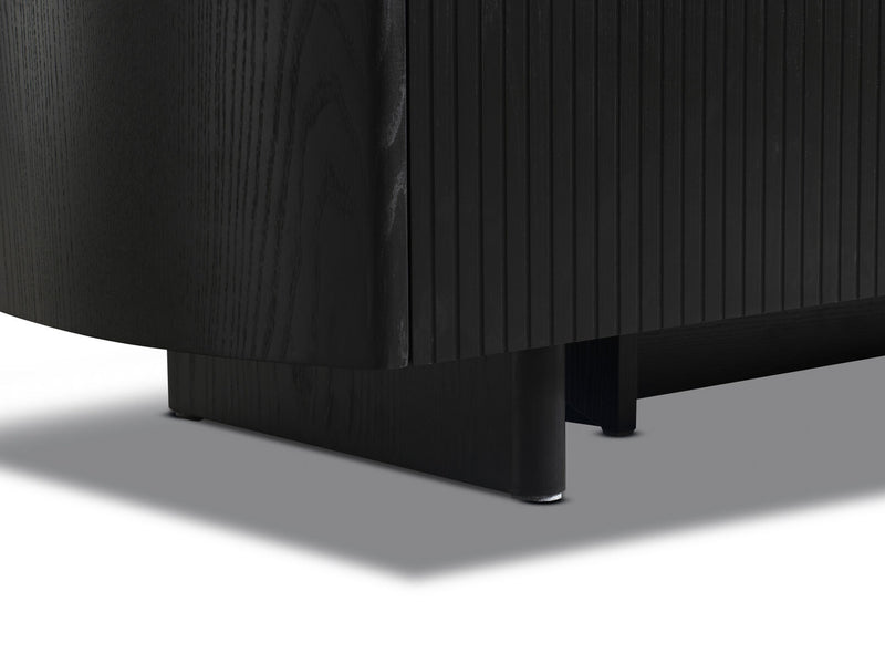 DORVAL ENTERTAINMENT UNIT BLACK/WHITE