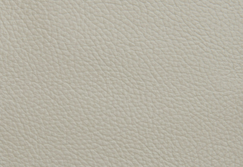 ESCHER LEATHER 3 SEATER SOFA 	LIGHT GREY