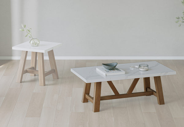 MATTEO COFFEE TABLE 	LIGHT OAK