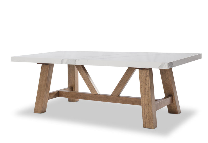 MATTEO COFFEE TABLE 	LIGHT OAK