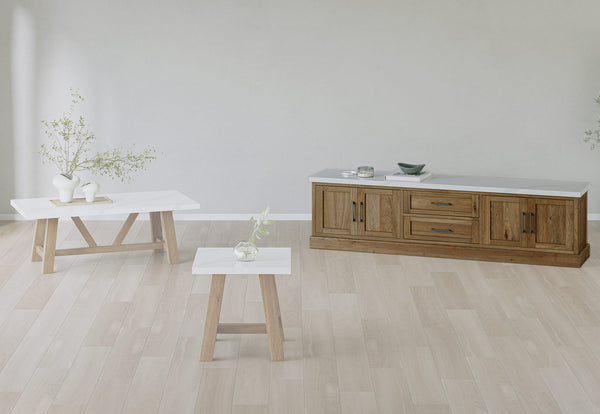 MATTEO ENTERTAINTMENT UNIT LIGHT OAK