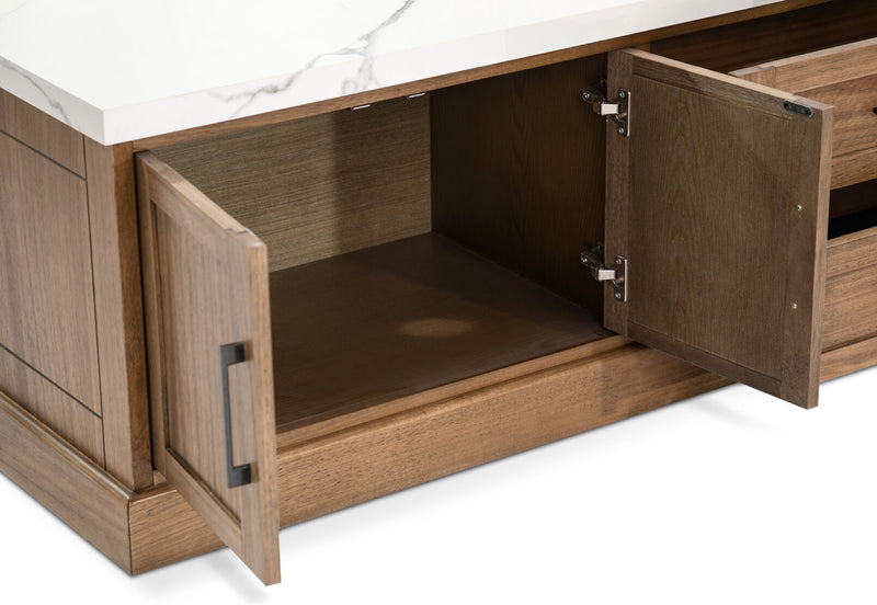 MATTEO ENTERTAINTMENT UNIT LIGHT OAK