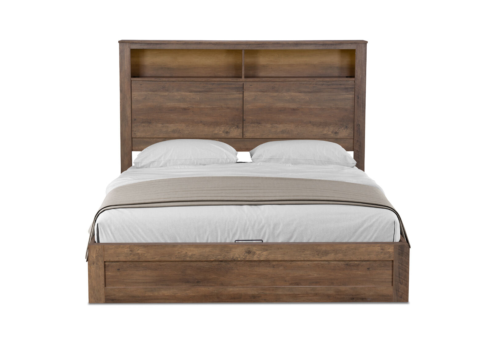 VALDA QUEEN LIFT BED WALNUT