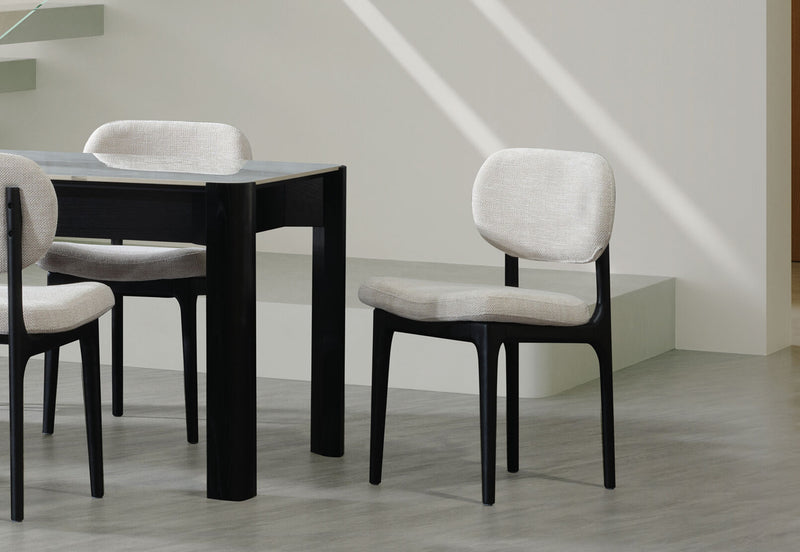 LINUS DINING CHAIR 	LIGHT GREY