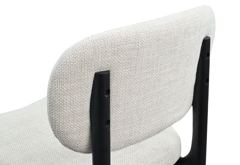 LINUS DINING CHAIR 	LIGHT GREY