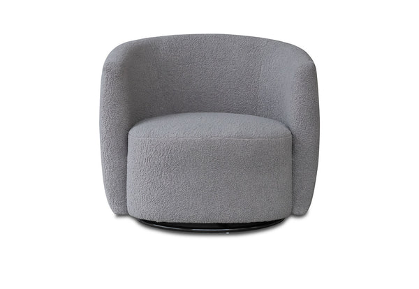 WHITAKER SWIVEL ACCENT CHAIR GREY