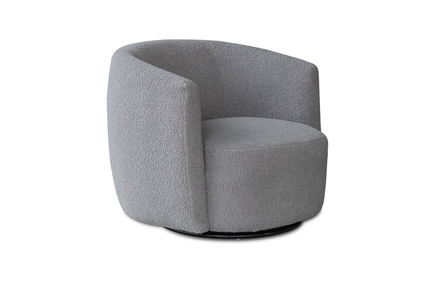 WHITAKER SWIVEL ACCENT CHAIR GREY