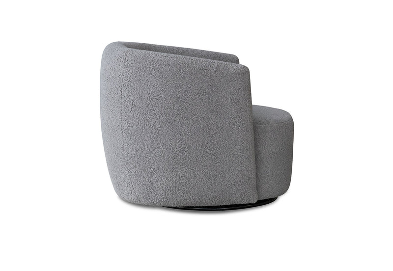 WHITAKER SWIVEL ACCENT CHAIR GREY