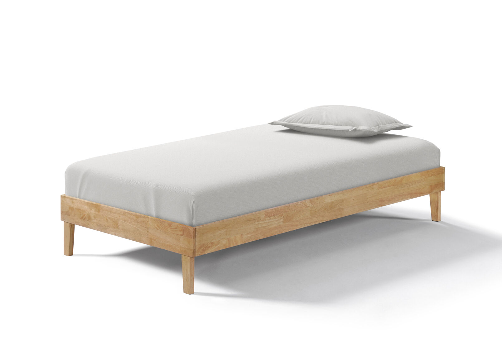 CRAIG KING SINGLE BED BASE LIGHT OAK