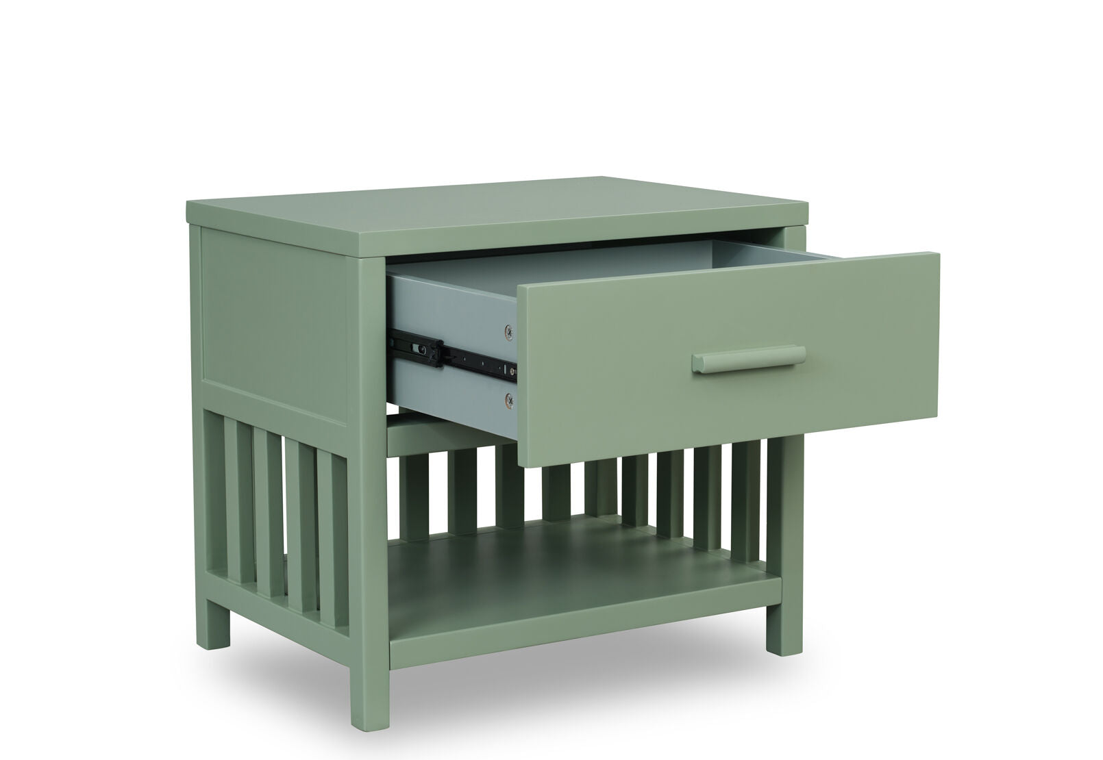 ENNEAD 1 DRAWER BEDSIDE SAGE GREEN