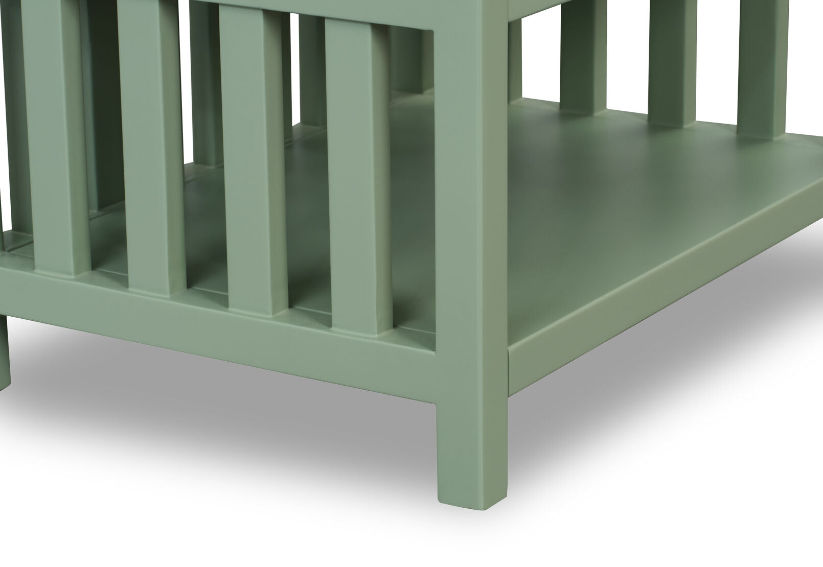 ENNEAD 1 DRAWER BEDSIDE SAGE GREEN