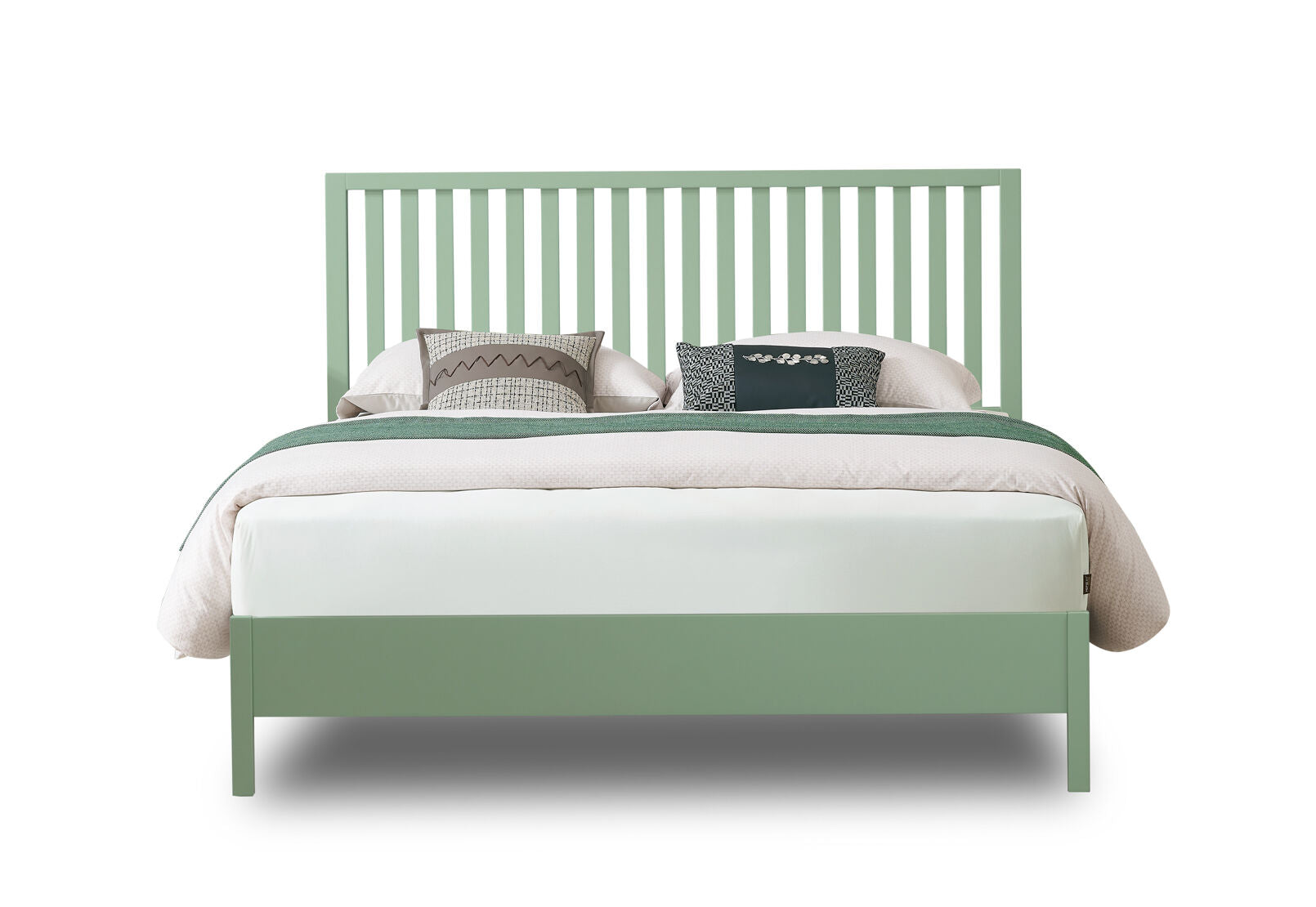 ENNEAD QUEEN BED SAGE GREEN