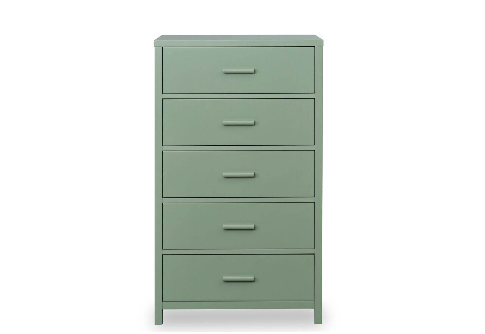 ENNEAD 5 DRAWER TALL CHEST SAGE GREEN