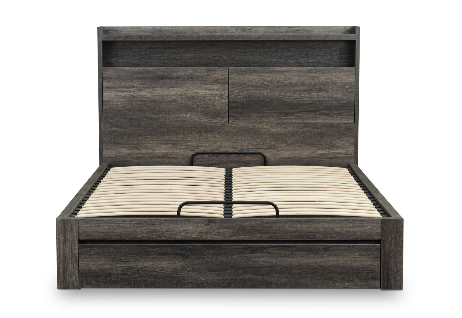 VESPERA QUEEN BED DARK GREY