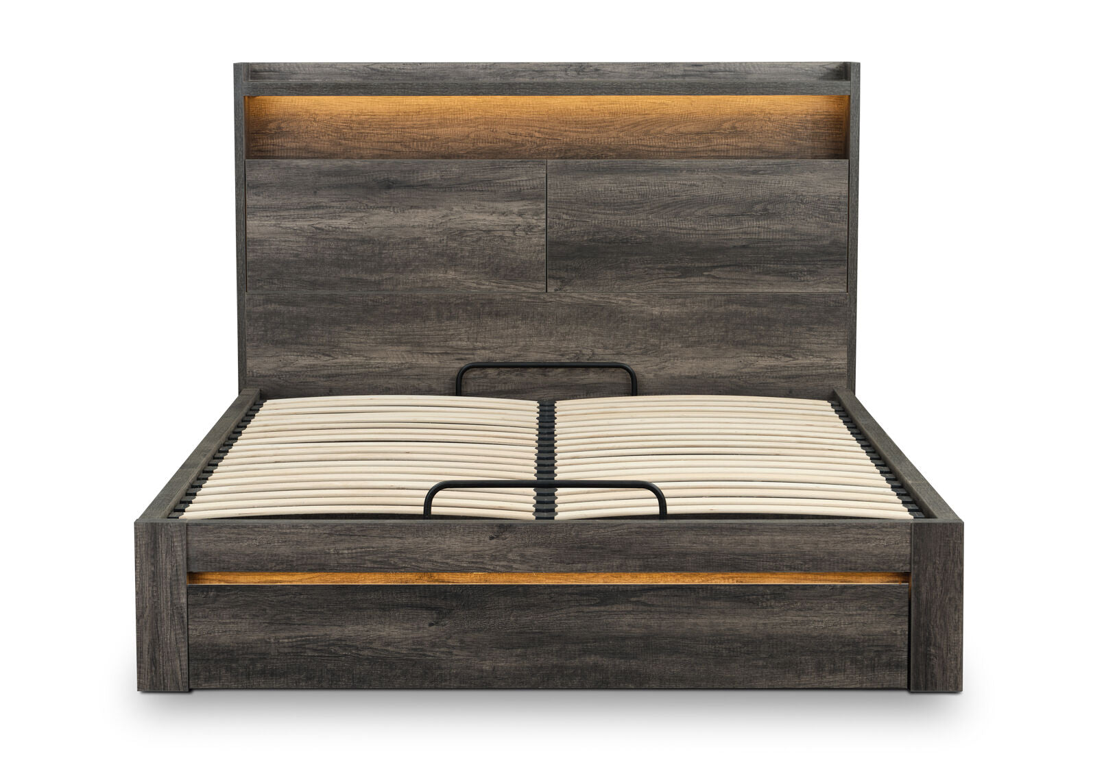 VESPERA QUEEN BED DARK GREY