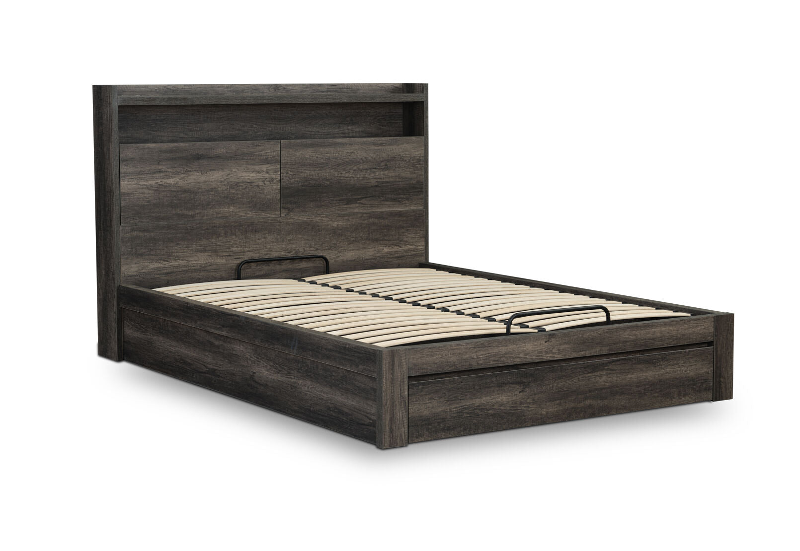 VESPERA QUEEN BED DARK GREY