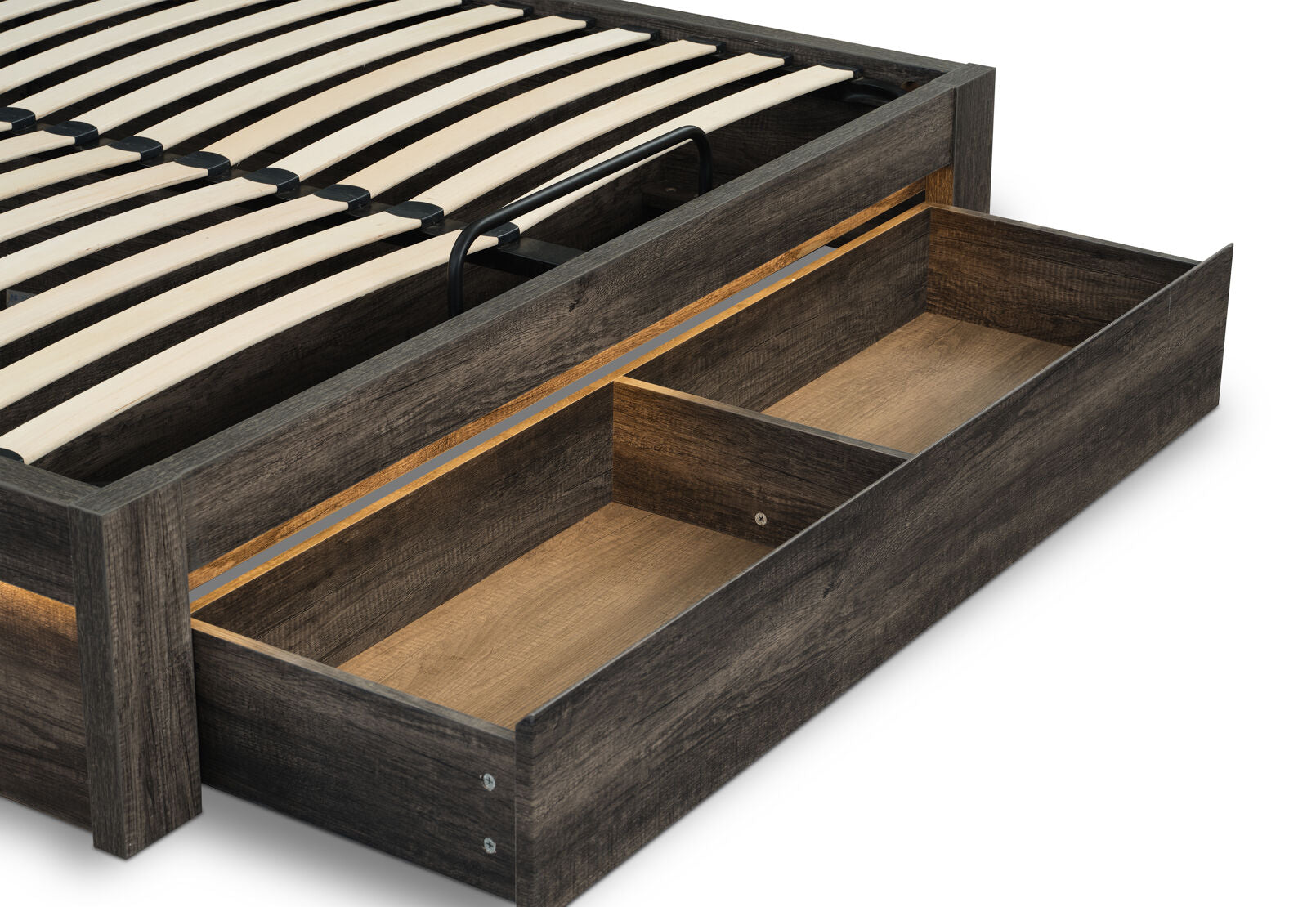 VESPERA QUEEN BED DARK GREY