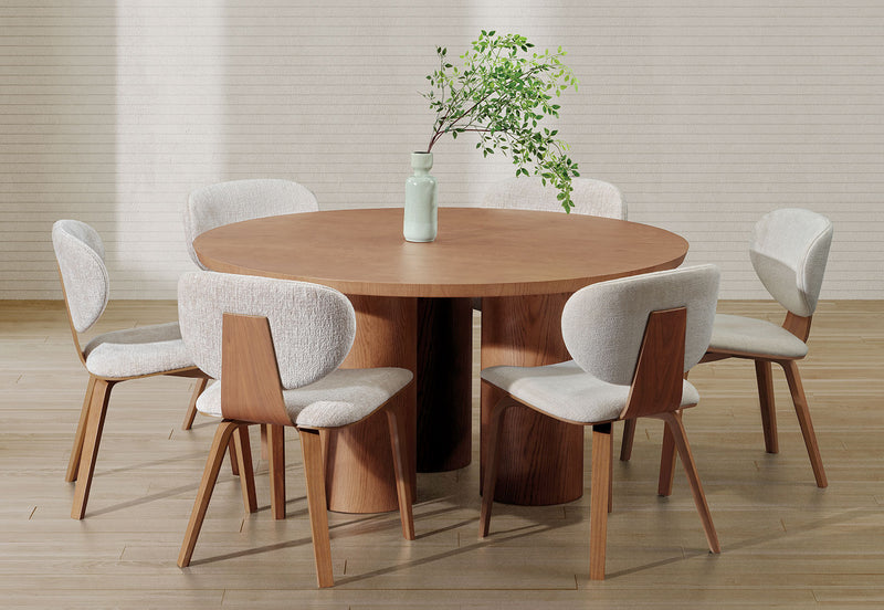 WYNYARD DINING TABLE WALNUT