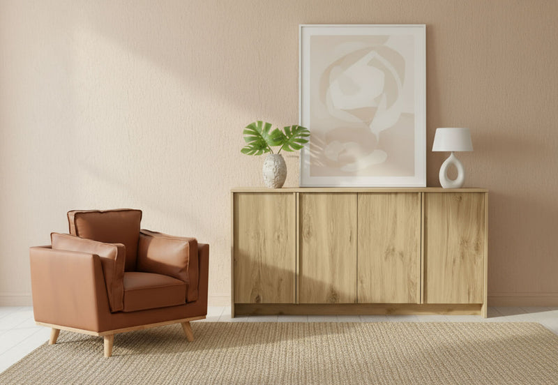 SCHROEDER ACCENT CHAIR TAN