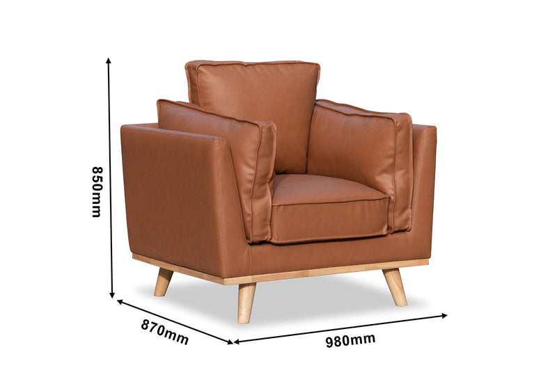 SCHROEDER ACCENT CHAIR TAN