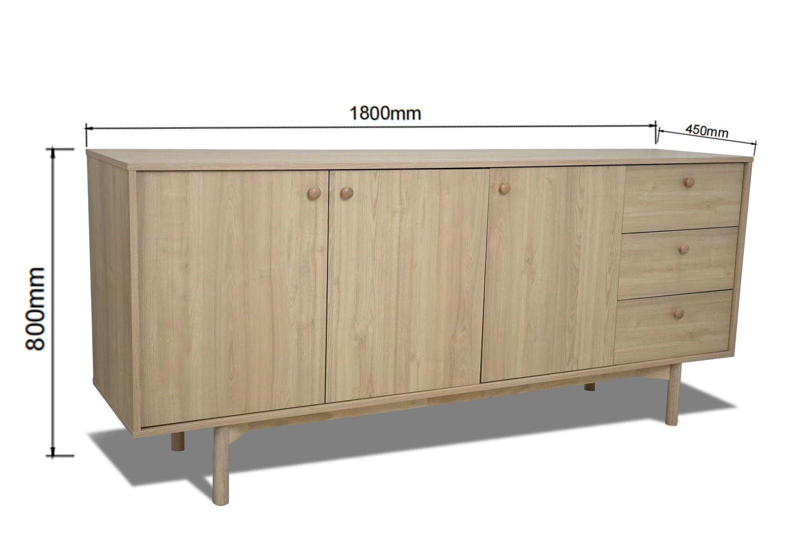 BOYER BUFFET OAK