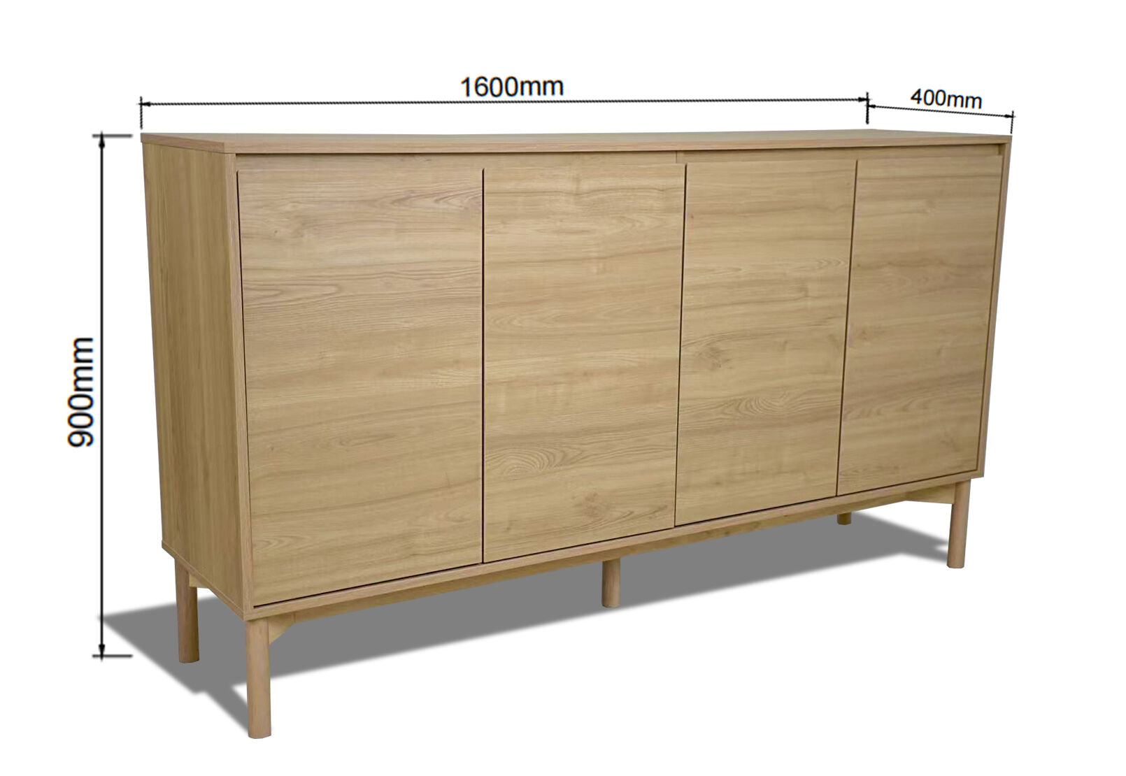 BRADY BUFFET OAK