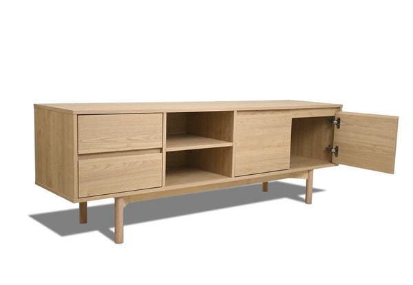 BULLOCK ENTERTAINMENT UNIT OAK