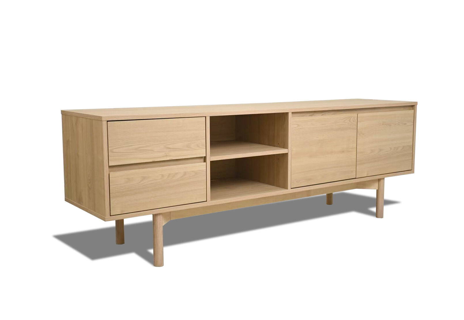 BULLOCK ENTERTAINMENT UNIT OAK