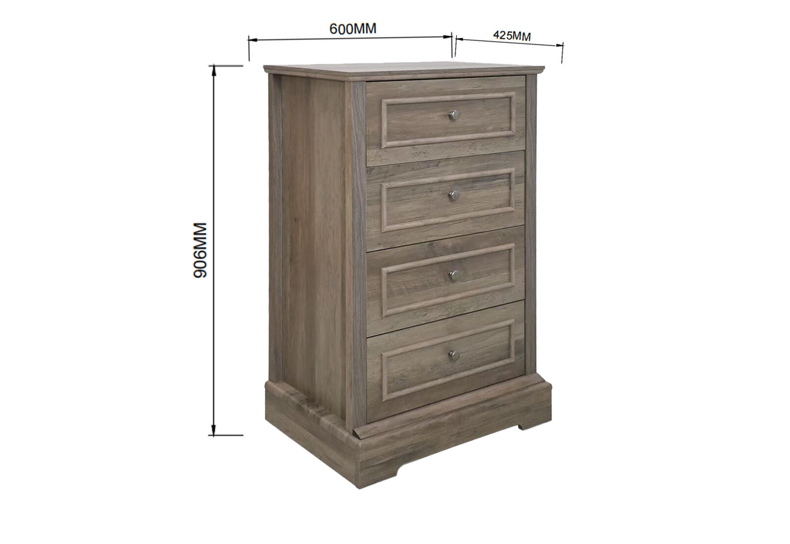 WESTCHESTER 4 DRAWER TALL CHEST VINTAGE