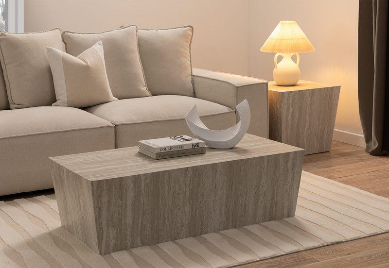 CAVELL COFFEE TABLE 	BEIGE