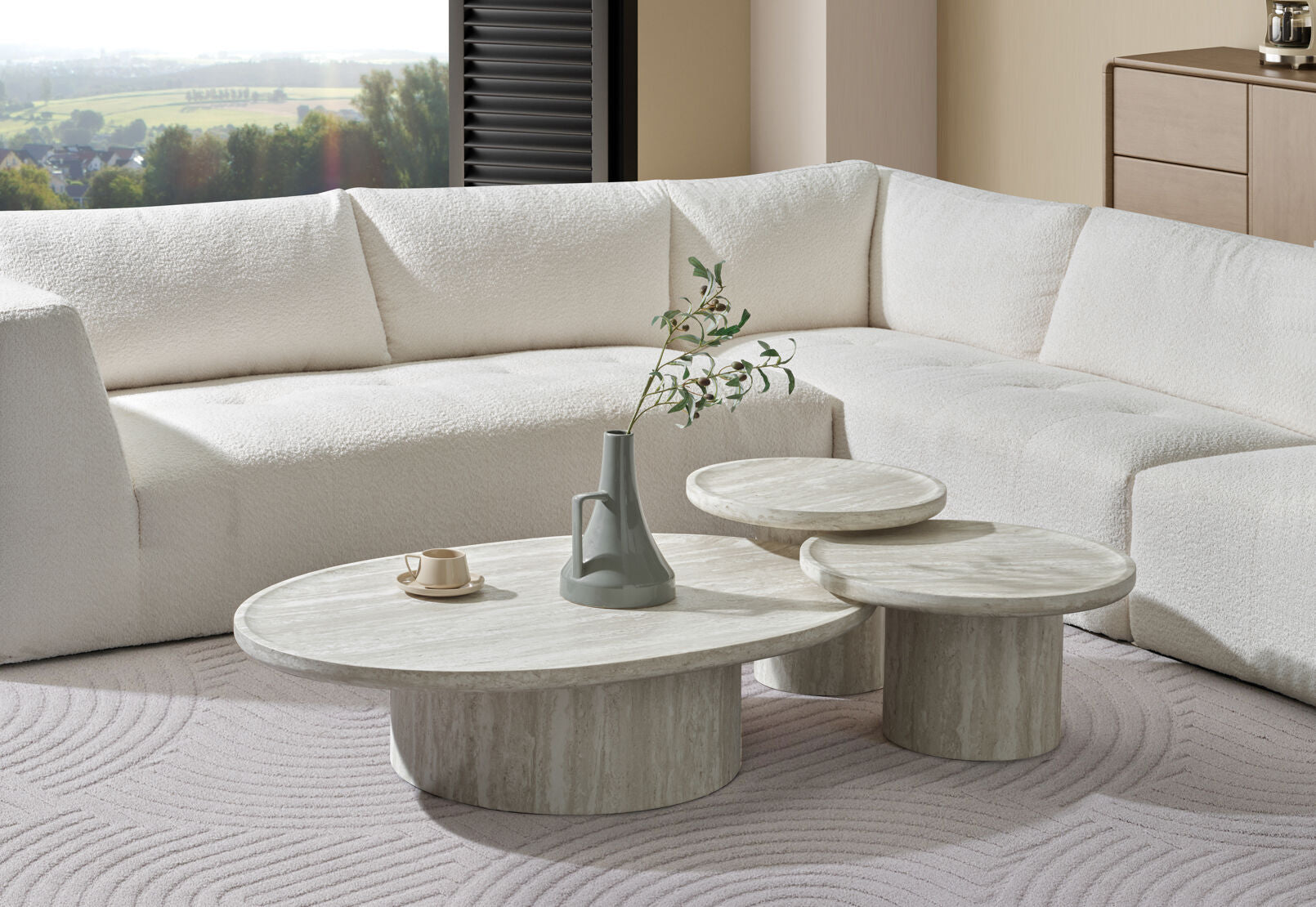 KAISEN COFFEE TABLE 	WHITE