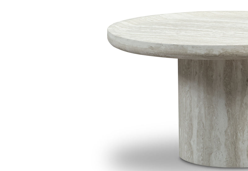 KAISEN 590MM LAMP TABLE WHITE