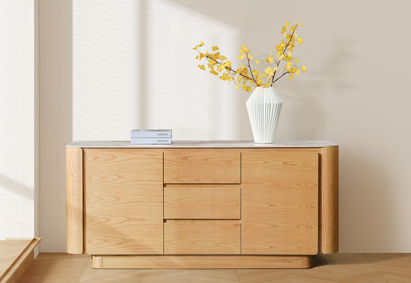 VINCENTIO BUFFET NATURAL WHITE