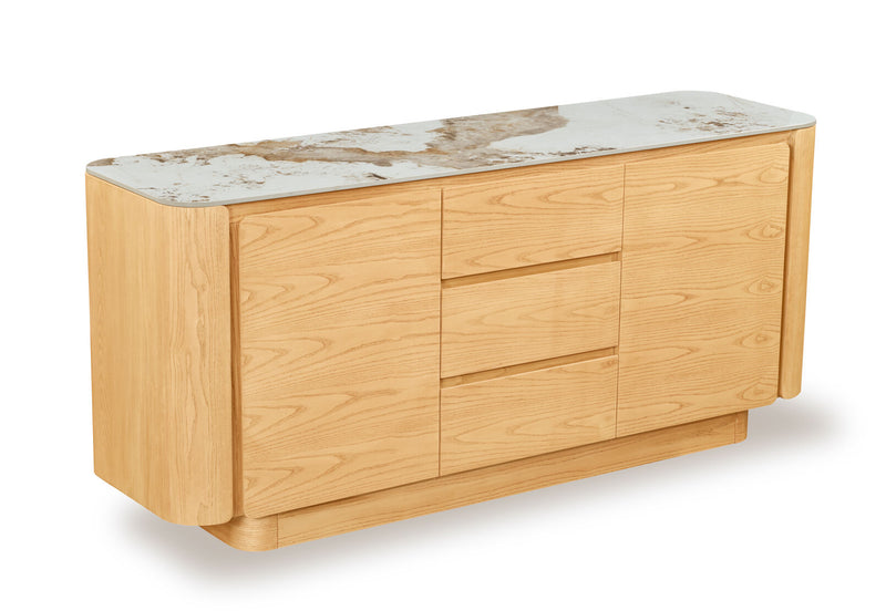 VINCENTIO BUFFET NATURAL WHITE