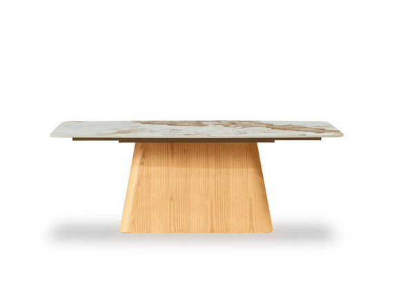 VINCENTIO COFFEE TABLE 	NATURAL WHITE