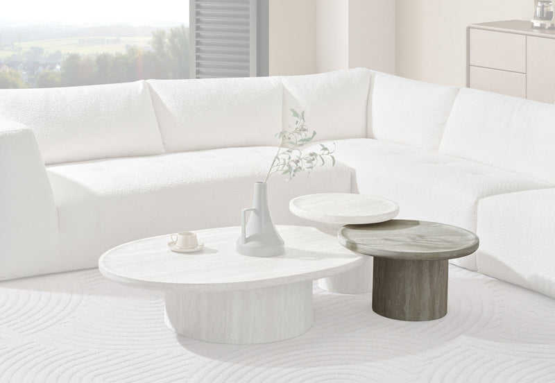 KAISEN 490MM LAMP TABLE WHITE