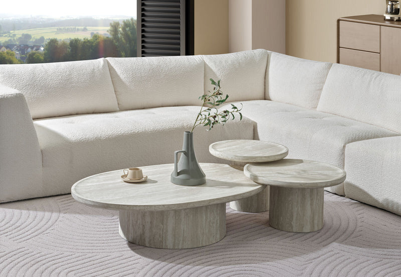 KAISEN 490MM LAMP TABLE WHITE