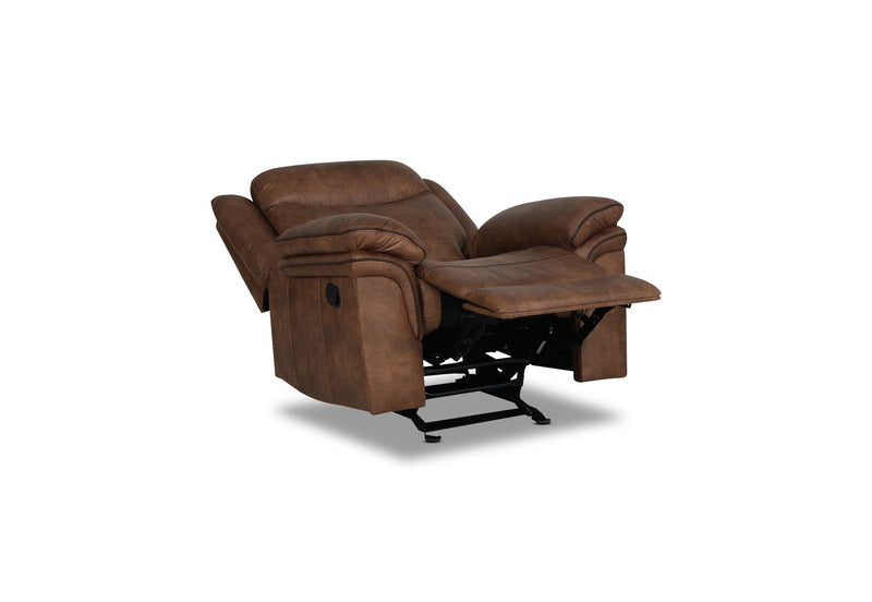 TULSA FABRIC RECLINER TAN