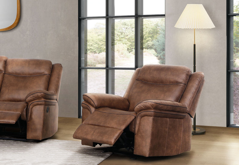 TULSA FABRIC RECLINER TAN